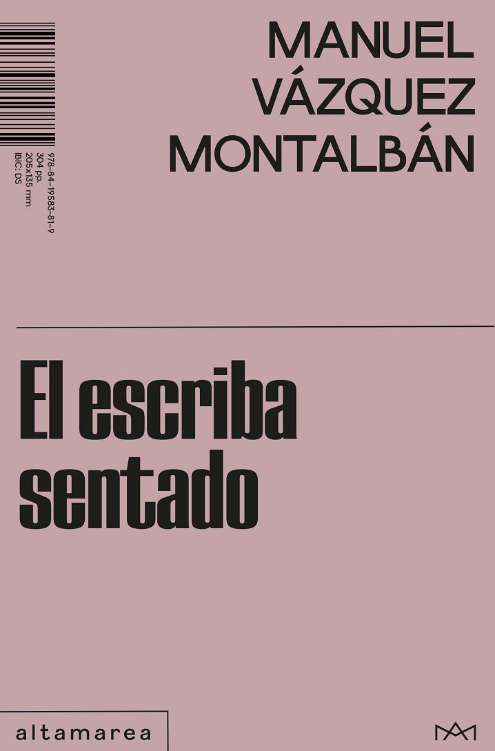 EL ESCRIBA SENTADO | 9788419583819 | VÁZQUEZ MONTALBÁN, MANUEL | Llibres Parcir | Llibreria Parcir | Llibreria online de Manresa | Comprar llibres en català i castellà online