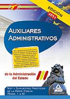 AUXILIARES ADMINISTRATIVOS ADM ESTADO TEST COMUN | 9788467660500 | Llibres Parcir | Llibreria Parcir | Llibreria online de Manresa | Comprar llibres en català i castellà online