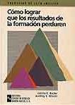 COMO LOGRAR QUE LOS RESULTADO DE LA FORMACION PERDUREN | 9788480043373 | BADER | Llibres Parcir | Llibreria Parcir | Llibreria online de Manresa | Comprar llibres en català i castellà online