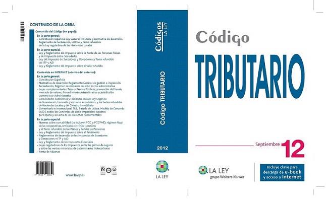 Código Tributario 2012 | 9788490200650 | Redacción La Ley | Llibres Parcir | Llibreria Parcir | Llibreria online de Manresa | Comprar llibres en català i castellà online