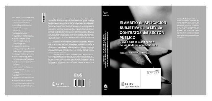 AMBITO APLICACION SUBJETIVA LEY CONTRATOS SECTOR PUBLICO | 9788481266931 | PLEITE GUADAMILLAS F | Llibres Parcir | Librería Parcir | Librería online de Manresa | Comprar libros en catalán y castellano online