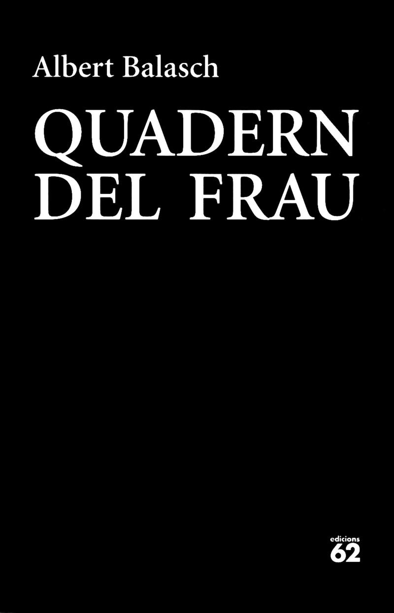 QUADERN DEL FRAU | 9788429774832 | ALBERT BALASCH MONTULL | Llibres Parcir | Llibreria Parcir | Llibreria online de Manresa | Comprar llibres en català i castellà online