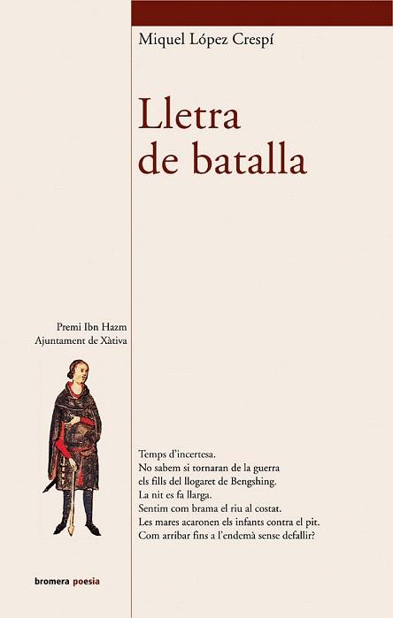 LLETRA DE BATALLA | 9788476609705 | LOPEZ CRESPI | Llibres Parcir | Llibreria Parcir | Llibreria online de Manresa | Comprar llibres en català i castellà online