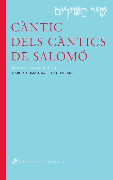 CÀNTIC DELS CÀNTICS DE SALOMÓ | 9788492416738 | AAVV | Llibres Parcir | Llibreria Parcir | Llibreria online de Manresa | Comprar llibres en català i castellà online