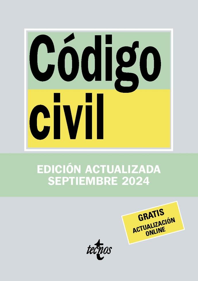 CÓDIGO CIVIL | 9788430990863 | EDITORIAL TECNOS | Llibres Parcir | Llibreria Parcir | Llibreria online de Manresa | Comprar llibres en català i castellà online