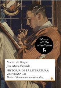 HISTORIA DE LA LITERATURA UNIVERSAL 2. NUEVA EDICIÓN | 9788424936259 | DE RIQUER MORERA, MARTI / VALVERDE PACHECO, JOSE MARIA | Llibres Parcir | Llibreria Parcir | Llibreria online de Manresa | Comprar llibres en català i castellà online