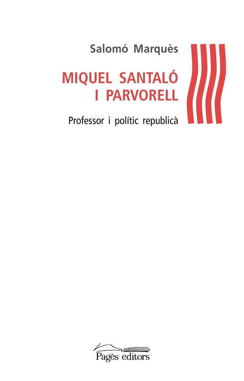 MIQUEL SANTALÓ I PARVORELL | 9788499756356 | MARQUÈS, SALOMÓ | Llibres Parcir | Librería Parcir | Librería online de Manresa | Comprar libros en catalán y castellano online