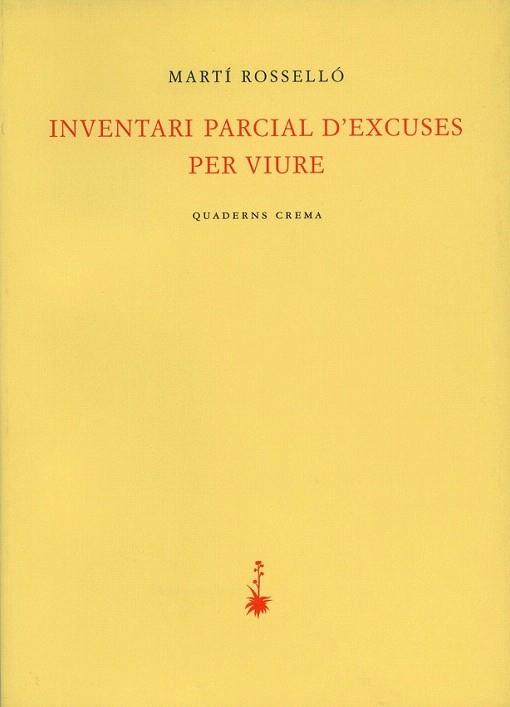 INVENTARI PARCIAL EXCUSES PER VIURE | 9788477273387 | MARTI ROSSELLO | Llibres Parcir | Llibreria Parcir | Llibreria online de Manresa | Comprar llibres en català i castellà online