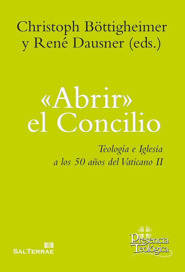 "ABRIR" EL CONCILIO | 9788429327229 | BöTTINGHEIMER, CHRISTOPH | Llibres Parcir | Llibreria Parcir | Llibreria online de Manresa | Comprar llibres en català i castellà online