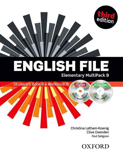 ENGLISH FILE THIRD EDITION ELEMENTARY: MULTIPACK B WITH ITUTOR AND ICHECKER | 9780194598675 | CLIVE OXENDEN / CRISTINA LATHAM KOENIG / PAUL SELIGSON | Llibres Parcir | Librería Parcir | Librería online de Manresa | Comprar libros en catalán y castellano online