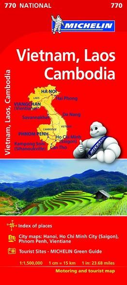 MAPA NATIONAL VIETNAM, LAOS, CAMBODGE | 9782067217157 | MICHELIN | Llibres Parcir | Llibreria Parcir | Llibreria online de Manresa | Comprar llibres en català i castellà online