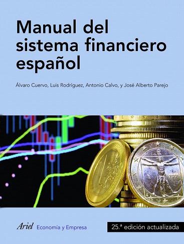 MANUAL DEL SISTEMA FINANCIERO ESPAÑOL | 9788434409736 | JOSÉ ALBERTO PAREJO GAMIR/LUIS RODRÍGUEZ SAIZ/ANTONIO CALVO BERNARDINO/ÁLVARO CUERVO GARCÍA | Llibres Parcir | Llibreria Parcir | Llibreria online de Manresa | Comprar llibres en català i castellà online