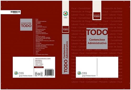 Todo contencioso-administrativo | 9788499544588 | Recuero Astray, José Ramón/Recuero Sáez, Paz/Loriente Sainz, Javier | Llibres Parcir | Librería Parcir | Librería online de Manresa | Comprar libros en catalán y castellano online