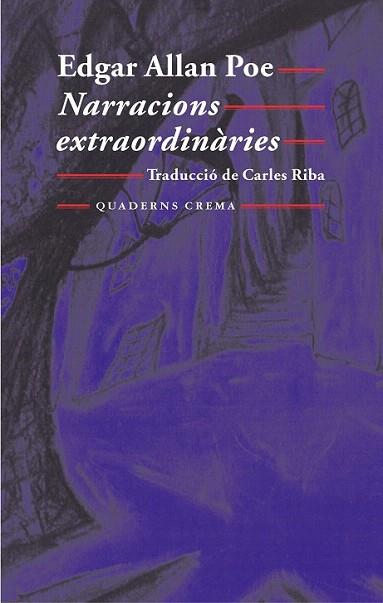 NARRACIONS EXTRAORDINARIES | 9788477273776 | POE | Llibres Parcir | Llibreria Parcir | Llibreria online de Manresa | Comprar llibres en català i castellà online