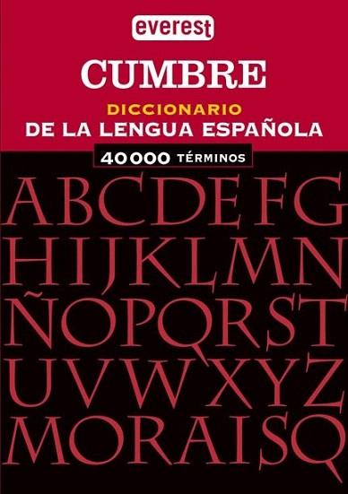 CUMBRE DICCIONARIO LENGUA ESPAÐOLA | 9788424112783 | Llibres Parcir | Llibreria Parcir | Llibreria online de Manresa | Comprar llibres en català i castellà online