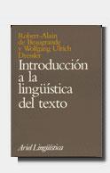 INTROD LINGUISTICA DEL TEXTO | 9788434482159 | DE BEAUGRANDE | Llibres Parcir | Librería Parcir | Librería online de Manresa | Comprar libros en catalán y castellano online