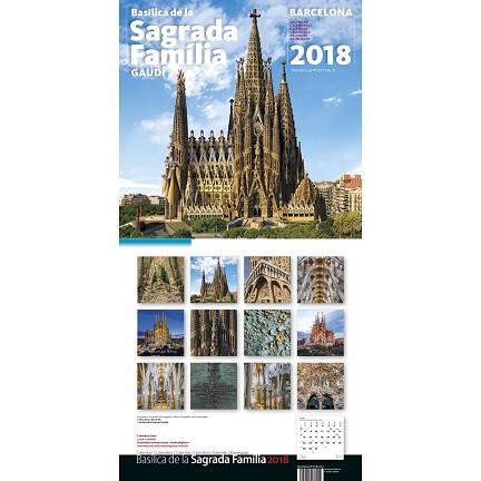 CALENDARI 2018 BARCELONA - GRAN  S. FAMÍLIA | 8424455180049 | Llibres Parcir | Llibreria Parcir | Llibreria online de Manresa | Comprar llibres en català i castellà online