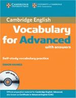 Cambridge English Vocabulary for Advanced (CAE) with Answers & Audio CD | 9780521182201 | Haines, Simon | Llibres Parcir | Llibreria Parcir | Llibreria online de Manresa | Comprar llibres en català i castellà online