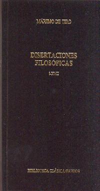 DISERTACIONES FILOSOFICAS I-XVII | 9788424927486 | MAXIMO DE TIRO | Llibres Parcir | Llibreria Parcir | Llibreria online de Manresa | Comprar llibres en català i castellà online