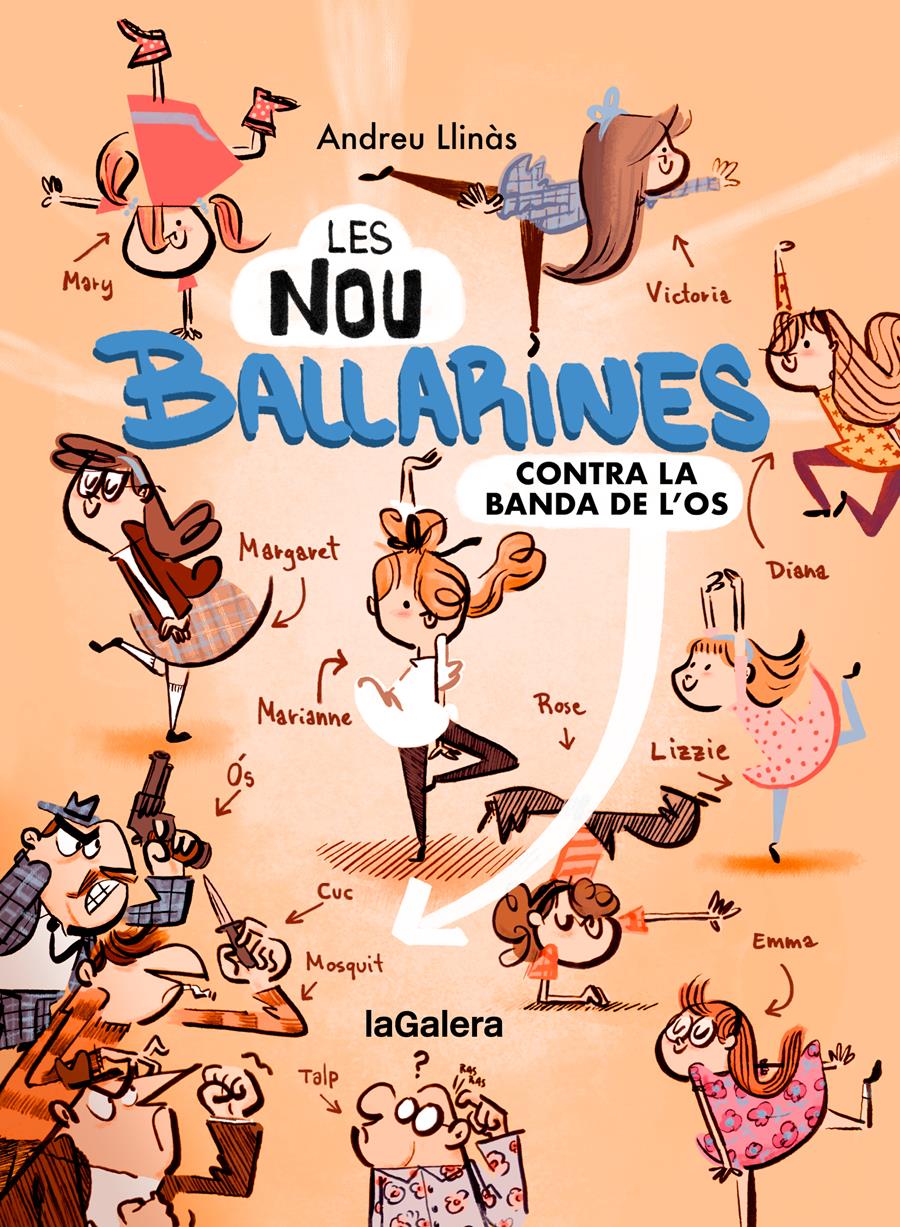 LES NOU BALLARINES 1. CONTRA LA BANDA DE L'OS | 9788424674465 | LLINÀS DURAN, ANDREU | Llibres Parcir | Llibreria Parcir | Llibreria online de Manresa | Comprar llibres en català i castellà online