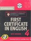 CAMBRIDGE FIRST CERTIFICATE IN ENGLISH 4 (PACK +CD+ANSWERS) | 9780521156974 | CAMBRIDGE | Llibres Parcir | Llibreria Parcir | Llibreria online de Manresa | Comprar llibres en català i castellà online