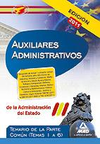 AUXILIARES ADMINISTRATIVOS ADM ESTADO COMUN 1 | 9788467659801 | TEMARIO COMUN 1 | Llibres Parcir | Llibreria Parcir | Llibreria online de Manresa | Comprar llibres en català i castellà online