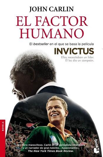 EL FACTOR HUMANO invictus booket portada peli | 9788432250767 | JOHN CARLIN | Llibres Parcir | Llibreria Parcir | Llibreria online de Manresa | Comprar llibres en català i castellà online