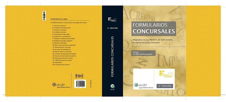 Formularios concursales | 9788490200001 | Llibres Parcir | Llibreria Parcir | Llibreria online de Manresa | Comprar llibres en català i castellà online