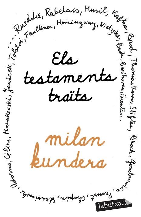 ELS TESTAMENTS TRAÏTS | 9788419971432 | KUNDERA, MILAN | Llibres Parcir | Llibreria Parcir | Llibreria online de Manresa | Comprar llibres en català i castellà online