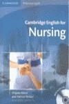 CAMBRIDGE ENGLISH FOR NURSING INTERMEDIATE | 9780521715409 | ALLUM, VIRGINIA / MCGARR, PATRICIA / DAY, JEREMY | Llibres Parcir | Llibreria Parcir | Llibreria online de Manresa | Comprar llibres en català i castellà online