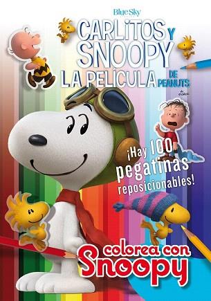 COLOREA CON SNOOPY + 100 PEGATINAS : CARLITOS Y SNOOPY.LA PELICULA DE PENAUTS | 9788416261444 | SCHULZ, CHARLES M. | Llibres Parcir | Llibreria Parcir | Llibreria online de Manresa | Comprar llibres en català i castellà online