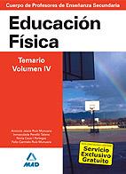 VOL 4 EDUCACION FISICA TEMARIO PROFESORES SECUNDARIA | 9788466578868 | Llibres Parcir | Llibreria Parcir | Llibreria online de Manresa | Comprar llibres en català i castellà online