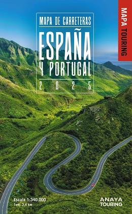 MAPA DE CARRETERAS DE ESPAÑA Y PORTUGAL 1:340.000, 2025 | 9788491588610 | ANAYA TOURING | Llibres Parcir | Llibreria Parcir | Llibreria online de Manresa | Comprar llibres en català i castellà online