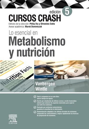 LO ESENCIAL EN METABOLISMO Y NUTRICIÓN (5ª ED.) | 9788491135371 | VANBERGEN, OLIVIA | Llibres Parcir | Llibreria Parcir | Llibreria online de Manresa | Comprar llibres en català i castellà online