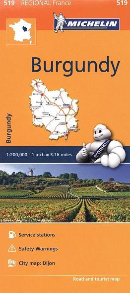 MAPA 519 BURGUNDY FRANCIA MAPA REGIONAL 2016 | 9782067209190 | AA.VV. | Llibres Parcir | Llibreria Parcir | Llibreria online de Manresa | Comprar llibres en català i castellà online