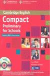 COMPACT PRELIMINARY FOR SCHOOLS STD WITHOUT + CD-ROM PET | 9781107694095 | ELLIOTT, SUE/ THOMAS, AMANDA | Llibres Parcir | Llibreria Parcir | Llibreria online de Manresa | Comprar llibres en català i castellà online