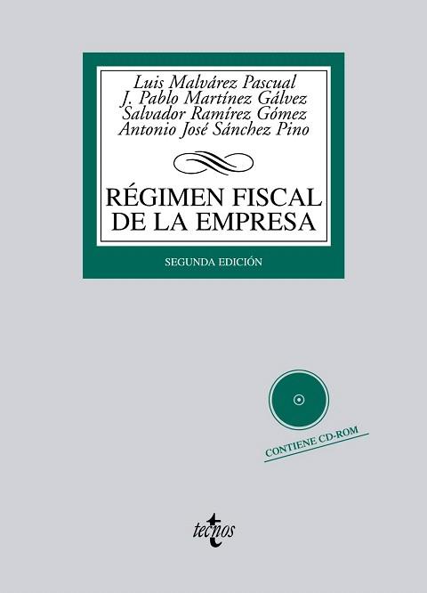 RÉGIMEN FISCAL DE LA EMPRESA | 9788430955268 | MALVÁREZ PASCUAL, LUIS/MARTÍNEZ GÁLVEZ, J. PABLO/RAMÍREZ GÓMEZ, SALVADOR/SÁNCHEZ PINO, ANTONIO JOSÉ | Llibres Parcir | Librería Parcir | Librería online de Manresa | Comprar libros en catalán y castellano online