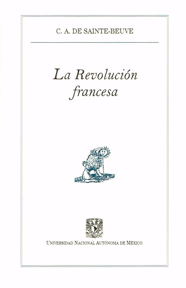 REVOLUCIÓN FRANCESA | PODI77986 | DE SAINTE BEUVE  C.A. | Llibres Parcir | Llibreria Parcir | Llibreria online de Manresa | Comprar llibres en català i castellà online