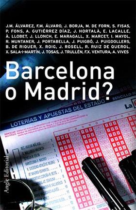 BARCELONA O MADRID | 9788488811851 | Llibres Parcir | Llibreria Parcir | Llibreria online de Manresa | Comprar llibres en català i castellà online