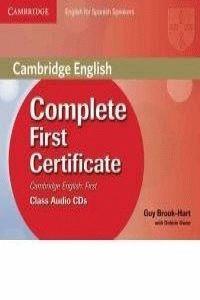 Complete First Certificate for spanish speakers. Class Audio | 9788483237335 | Brook-Hart, Guy | Llibres Parcir | Llibreria Parcir | Llibreria online de Manresa | Comprar llibres en català i castellà online