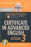 CAMBRIDGE CERTIFICATE IN  ADVANCED  ENGLISH  UPDATED 3 SF ST PK + 2 CDs | 9780521739160 | VARIOS | Llibres Parcir | Librería Parcir | Librería online de Manresa | Comprar libros en catalán y castellano online