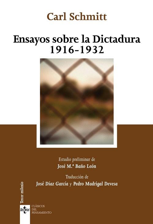 ENSAYOS SOBRE LA DICTADURA 1916-1932 | 9788430958597 | SCHMITT, CARL | Llibres Parcir | Llibreria Parcir | Llibreria online de Manresa | Comprar llibres en català i castellà online