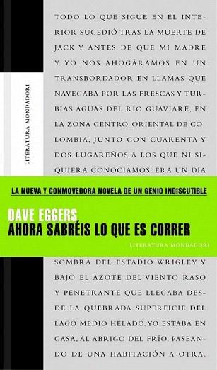 AHORA SABREIS LO QUE ES CORRER | 9788439710097 | EGGERS DAVE | Llibres Parcir | Llibreria Parcir | Llibreria online de Manresa | Comprar llibres en català i castellà online