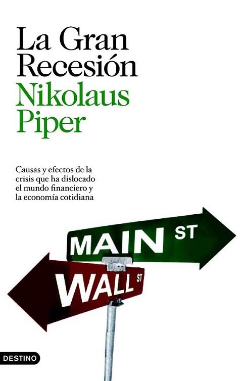 LA GRAN RECESION | 9788423343492 | NIKOLAUS PIPER | Llibres Parcir | Llibreria Parcir | Llibreria online de Manresa | Comprar llibres en català i castellà online