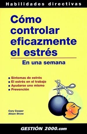 COMO CONTROLAR EFICAZMENTE EL ESTRES | 9788480887731 | COOPER - STRAW | Llibres Parcir | Llibreria Parcir | Llibreria online de Manresa | Comprar llibres en català i castellà online