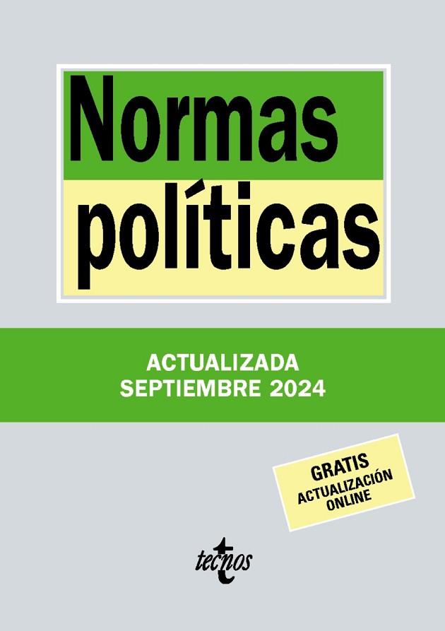 NORMAS POLÍTICAS | 9788430990948 | EDITORIAL TECNOS | Llibres Parcir | Llibreria Parcir | Llibreria online de Manresa | Comprar llibres en català i castellà online