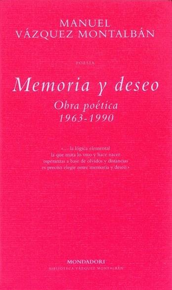 MEMORIA Y DESEO | 9788439705529 | VAZQUEZ | Llibres Parcir | Llibreria Parcir | Llibreria online de Manresa | Comprar llibres en català i castellà online