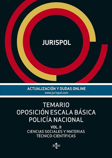 TEMARIO OPOSICIÓN ESCALA BÁSICA POLICÍA NACIONAL | 9788430961498 | JURISPOL | Llibres Parcir | Llibreria Parcir | Llibreria online de Manresa | Comprar llibres en català i castellà online