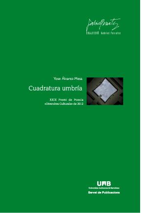 Cuadratura Umbría | 9788449028953 | Álvarez-Mesa, Yose | Llibres Parcir | Llibreria Parcir | Llibreria online de Manresa | Comprar llibres en català i castellà online