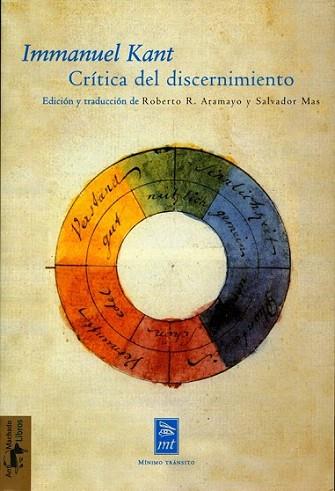 CRITICA DEL DISCERNIMIENTO | 9788477747666 | IMMANUEL KANT | Llibres Parcir | Llibreria Parcir | Llibreria online de Manresa | Comprar llibres en català i castellà online